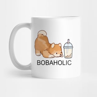 Cute Little Bobaholic Shiba! Mug